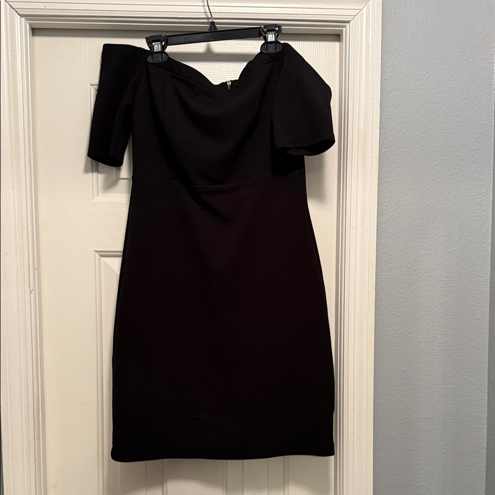 Elegant Black Off-Shoulder Dress